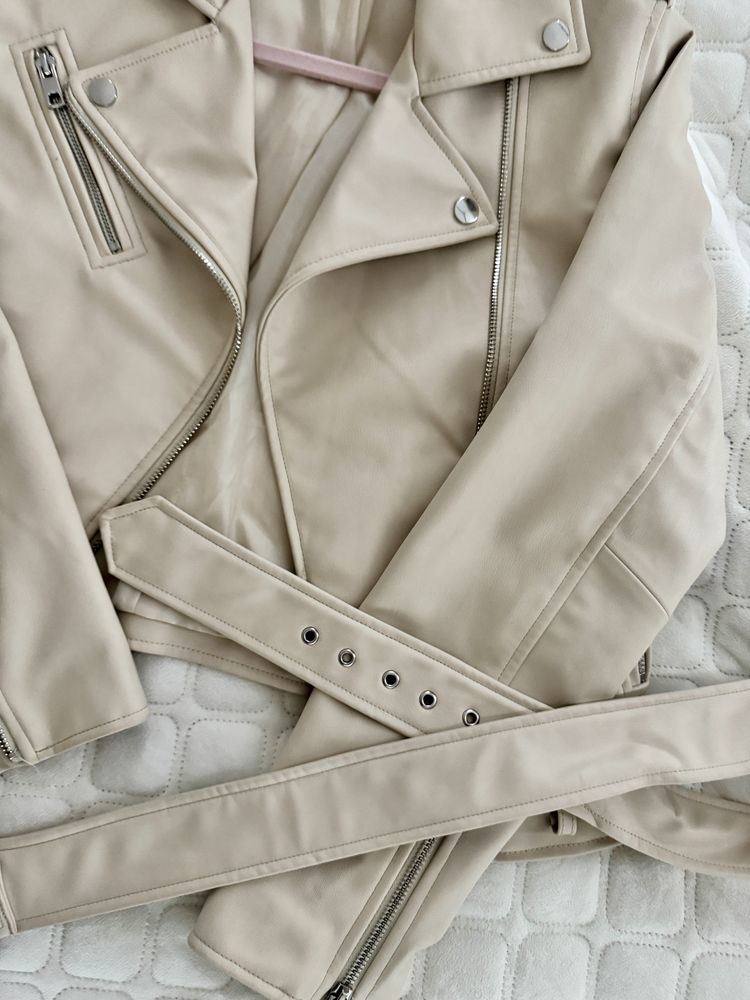 Шкіряна косуха ZARA