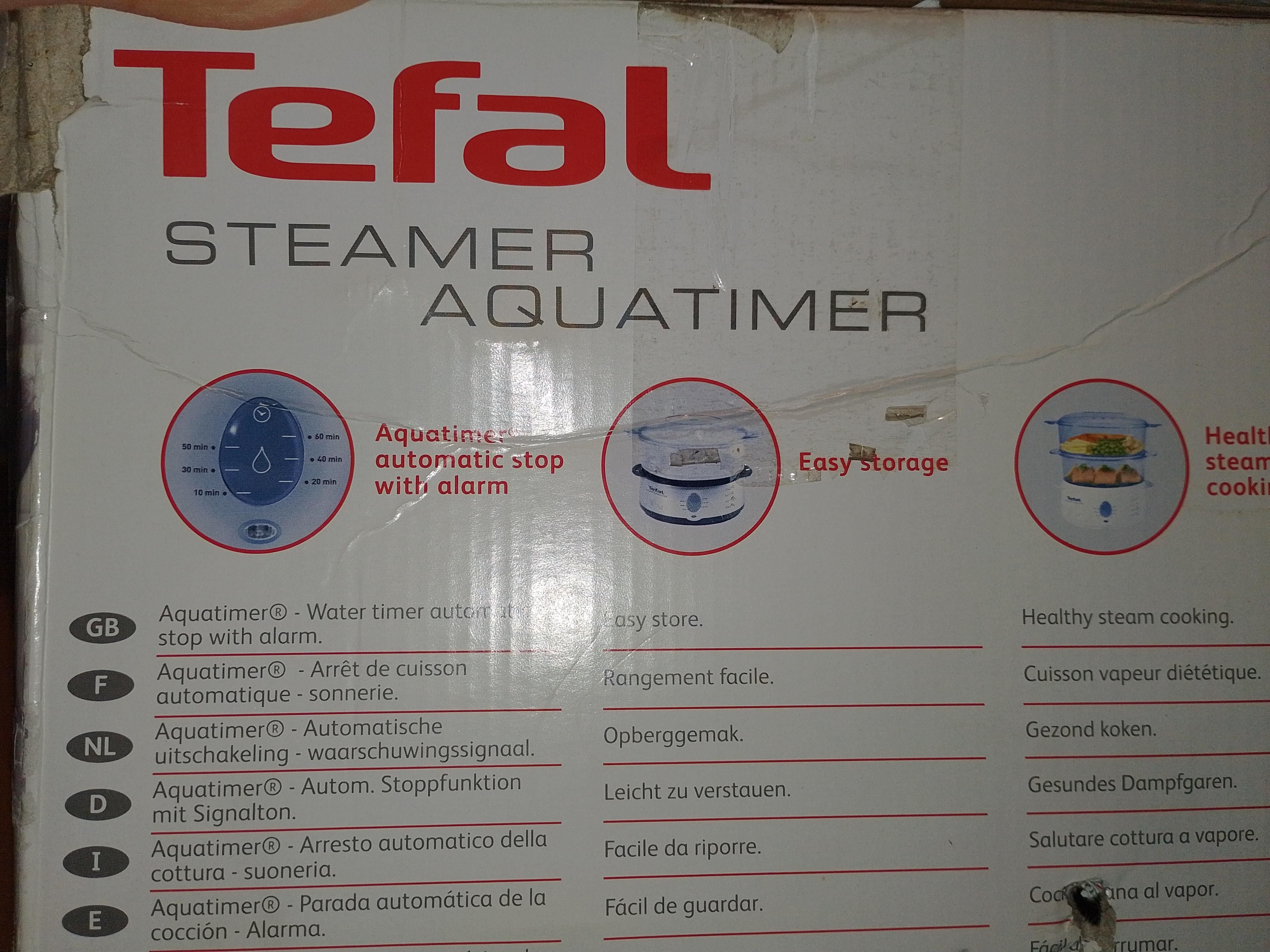 PAROWAR TEFAL Steamer aquatimer S02 zestaw