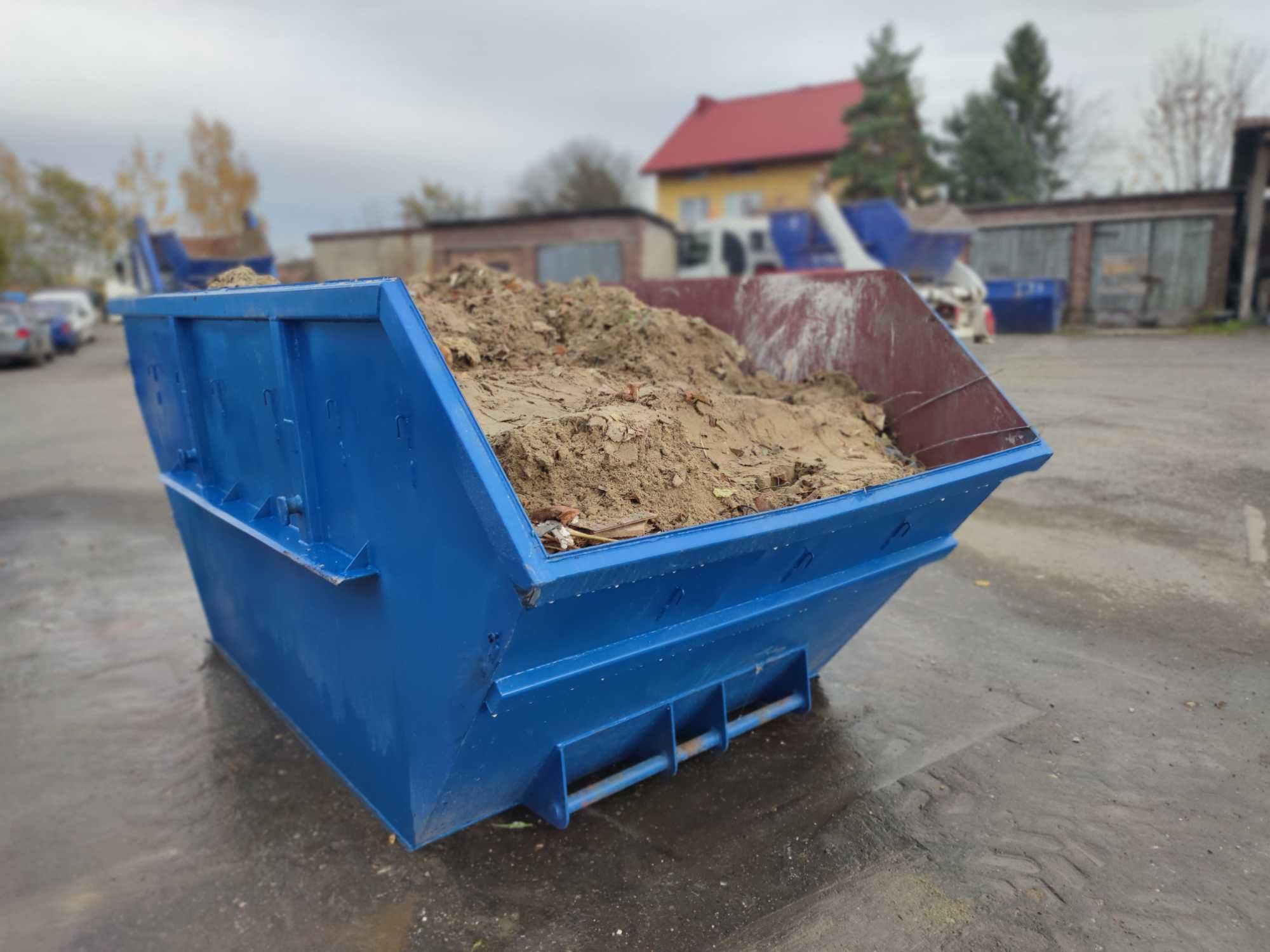 Wynajem kontenerów ,wywóz gruzu , odpadów budowlanych w kontenerach 7m