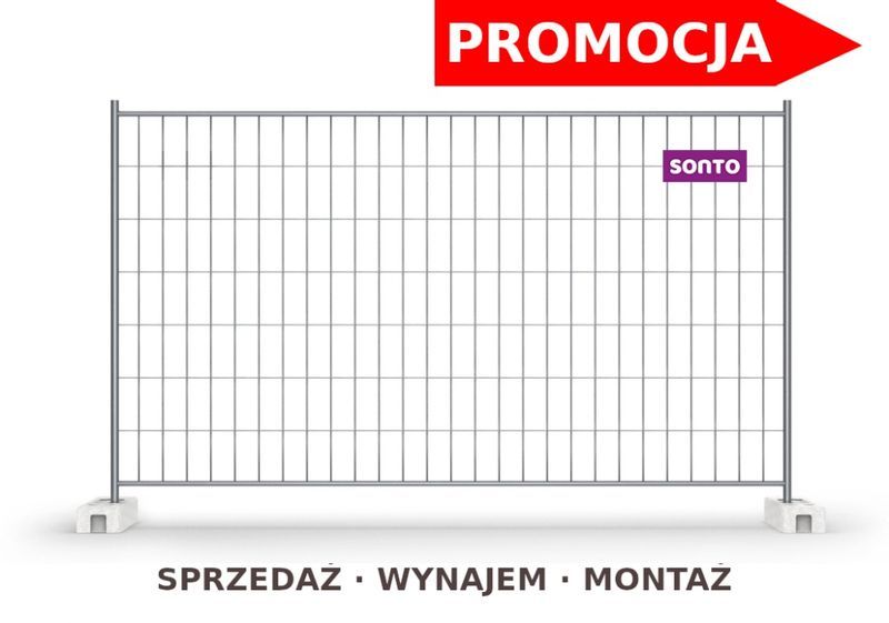 Ogrodzenia Budowlane Ogrodzenie Tymczasowe Ażurowe Przestawne