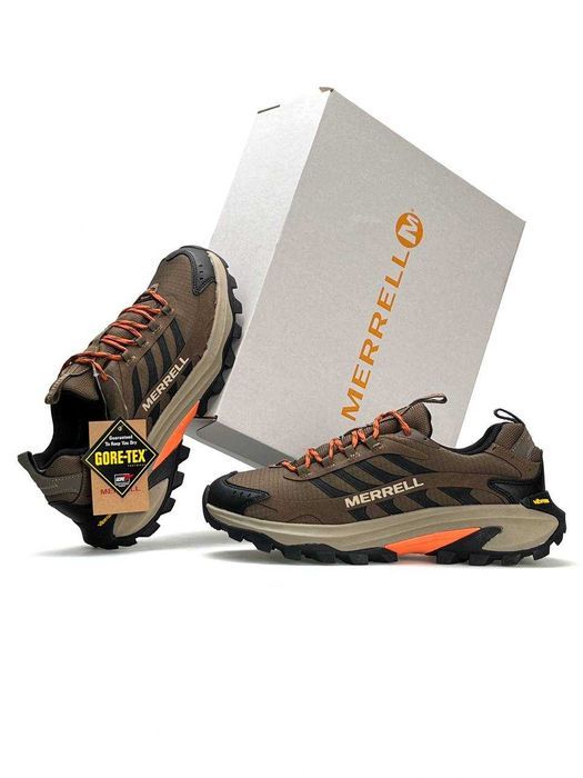 Кросівки Merrell Moab Speed 2 Gore-Tex Brown Beige Premium i89
