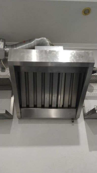 виробничі сталеві меблі (зонт витяжний, витяжка, сушка, полиця)