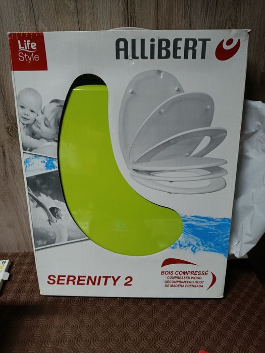 Assento Sanitário NOVO Allibert SERENITY 2 - Verde Lima - Soft Close