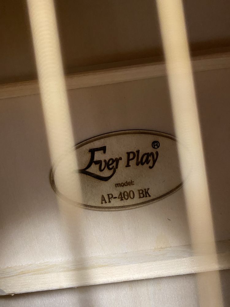 Акустическая гитара Ever play AP-400 BK Daddario EJ26 phosphor bronze