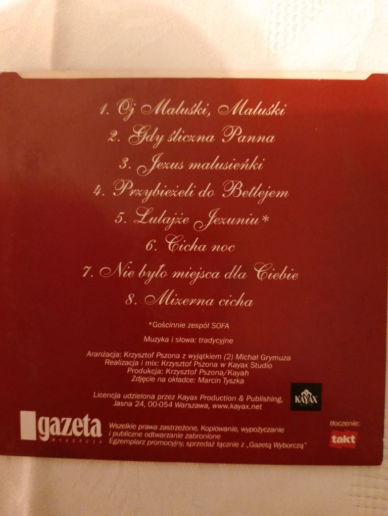 Płyta Kolędy śpiewa KAYAH, Boże Narodzenie, muzyka na Święta
