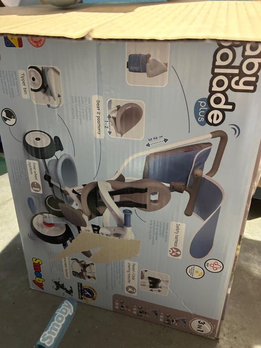 Triciclo smoby como novo