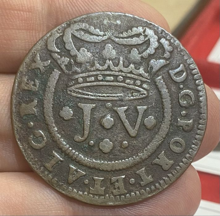 Moeda X Reis D JOAO V 1713