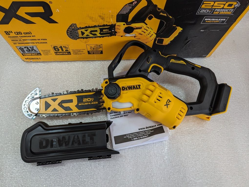 DeWALT DCCS623 20V Акумуляторна безщіткова ланцюгова пила 200mm