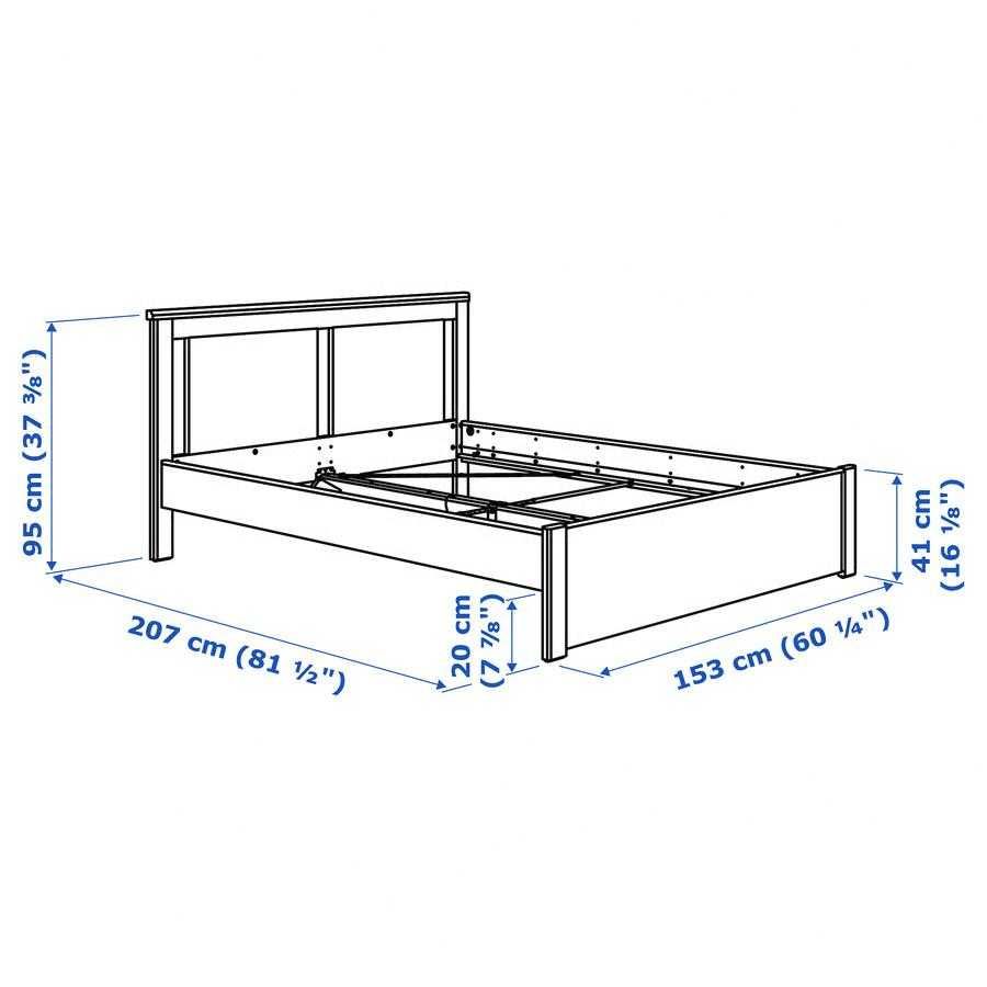 Cama Ikea com colchao 140x200