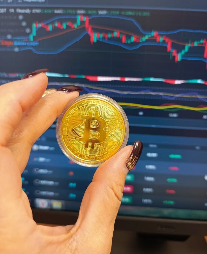 Bitcoin Moeda Decorativa
