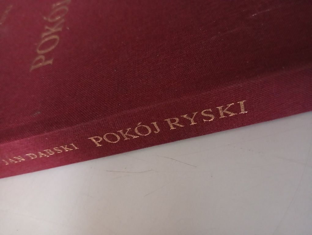 J.Dąbski - Pokój Ryski. Reprint