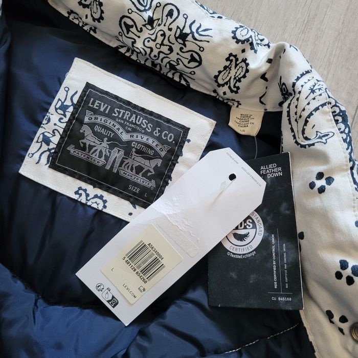 Bezrękawnik męski Levi's L/XL kamizelka ocieplana