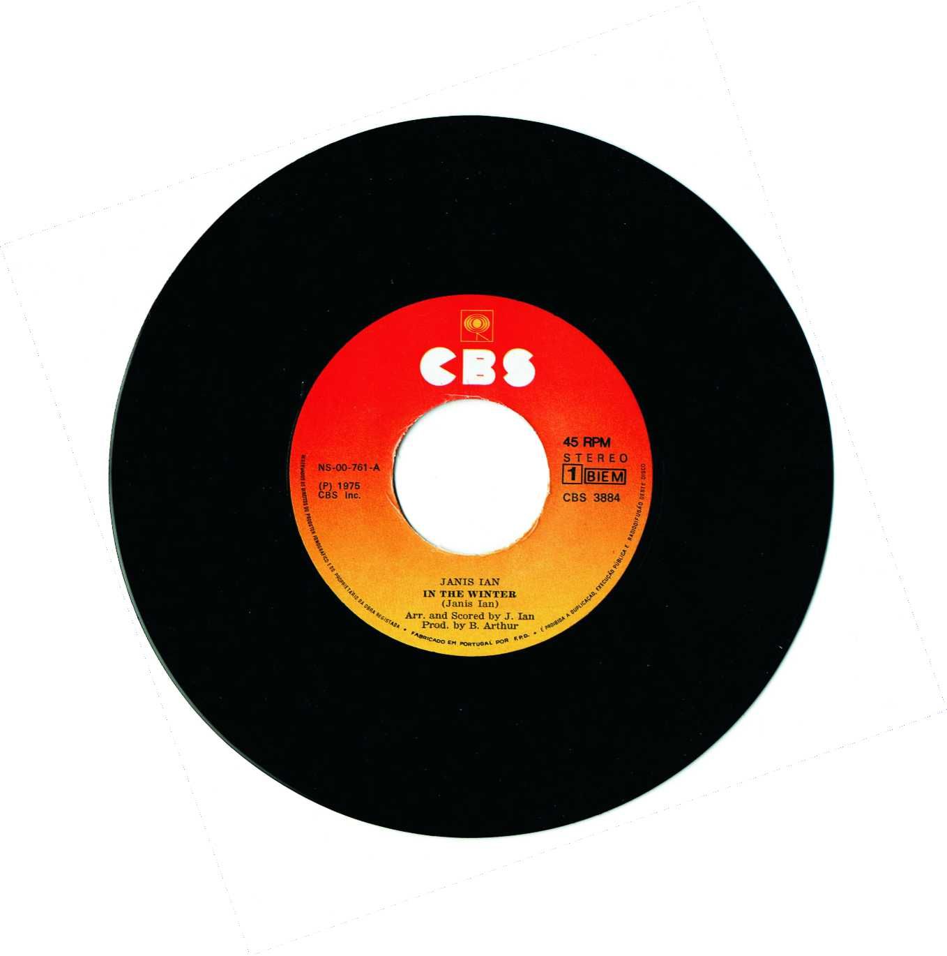 Janis Ian - In the winter + 1   -  vinil 45 Rpm