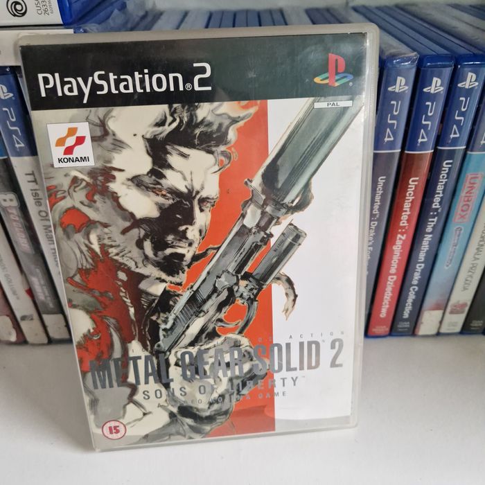 Metal Gear solid 2 sons of liberty ps2 PlayStation 2