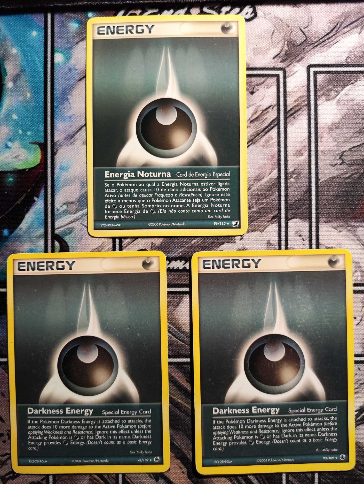 Cartas pokemon 9 cartas darkness