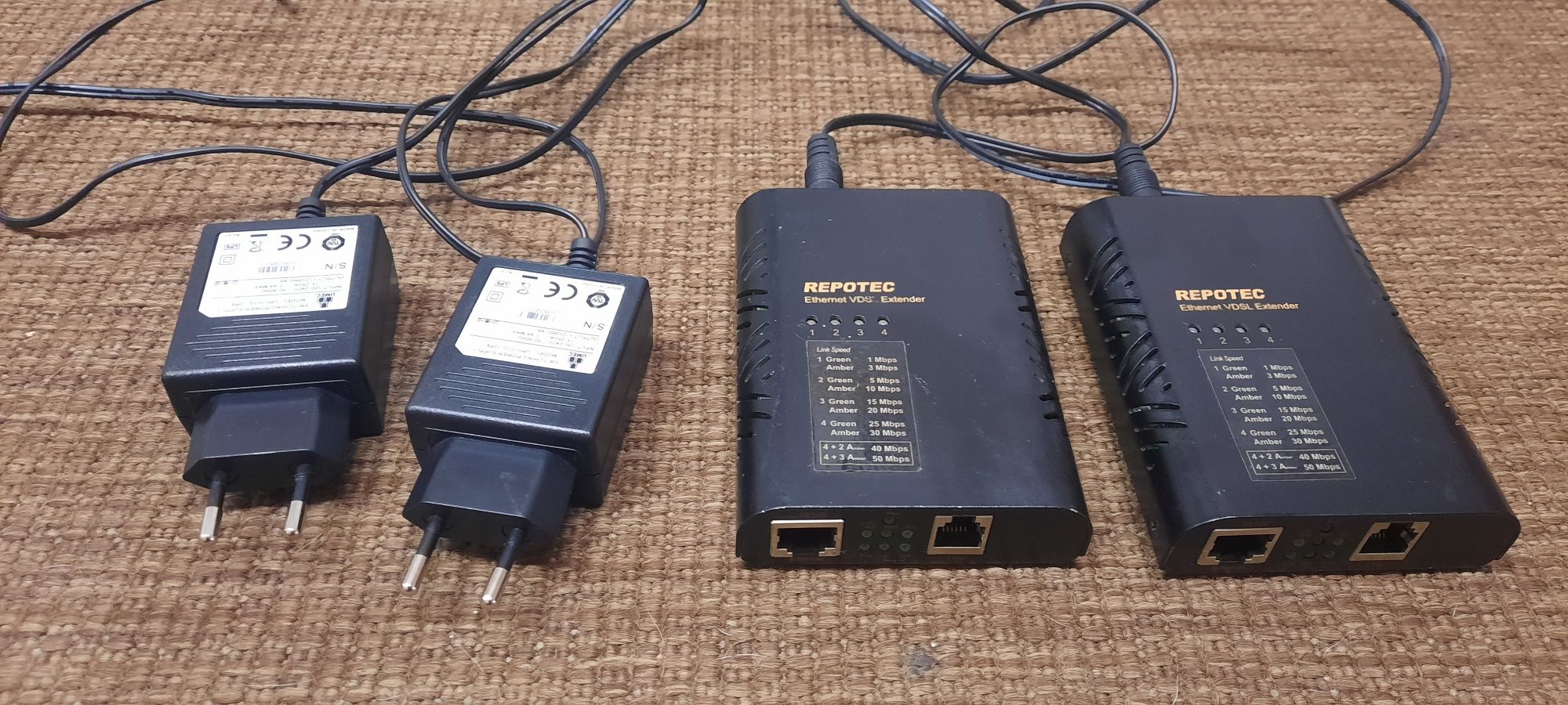 Modem zewnętrzny vdsl repotec internet ruter internet domowy alarm