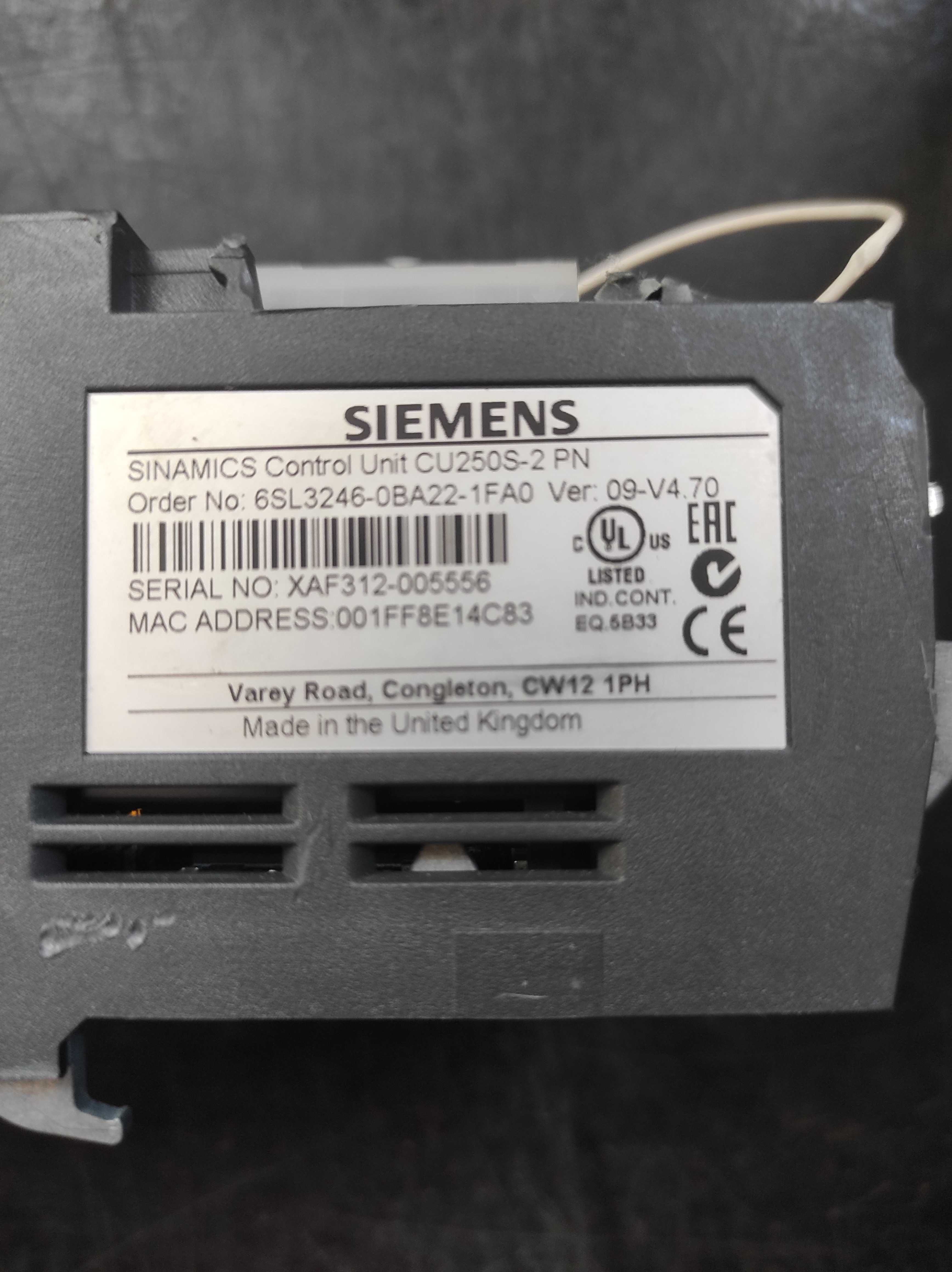 Модулі керування Siemens Sinamics Control Unit