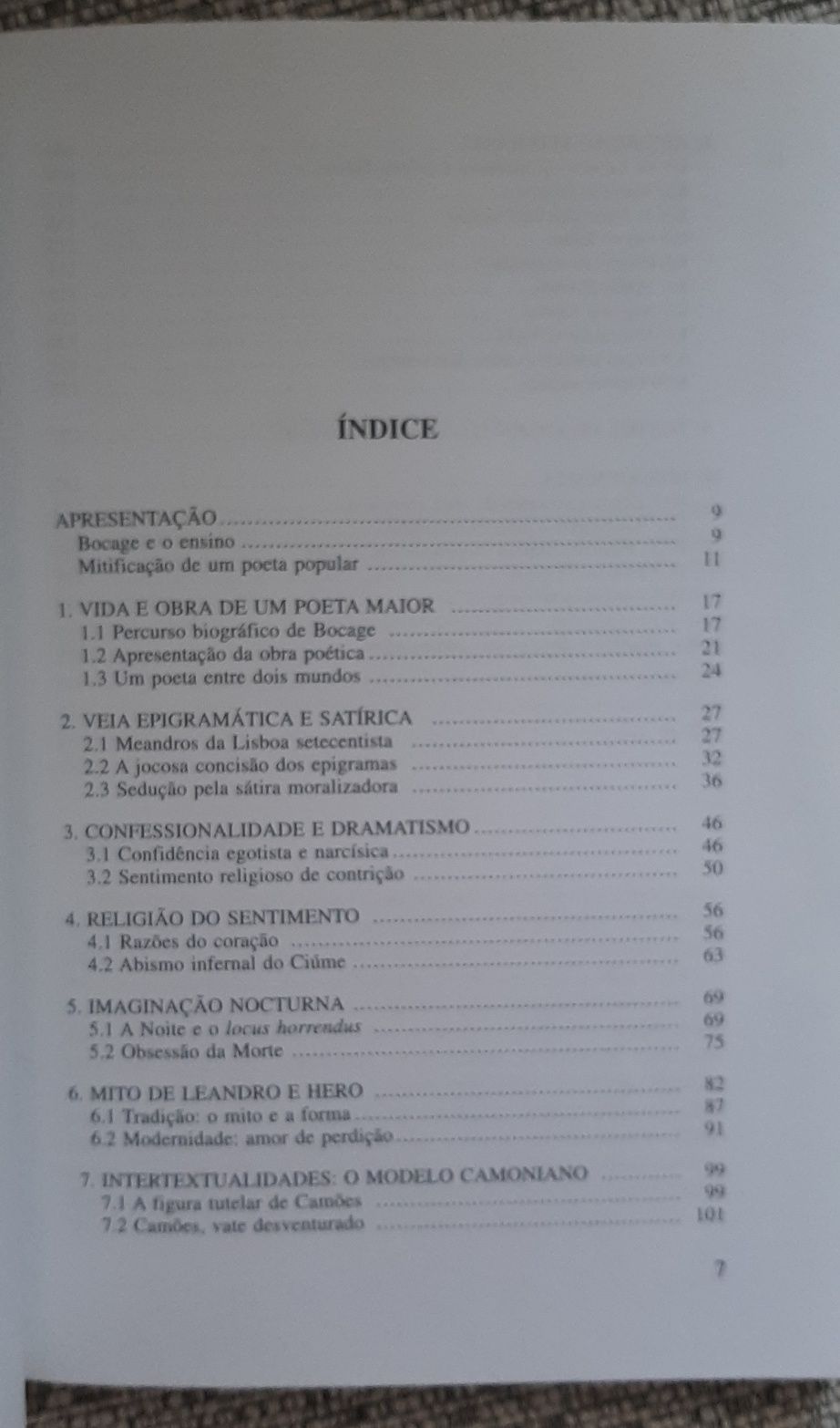 "Para uma leitura da poesia de Bocage" (portes incluídos)