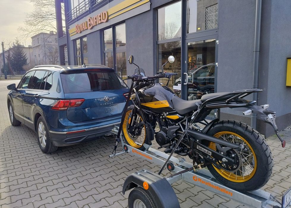 Transport motocykla motoroweru jednośladu