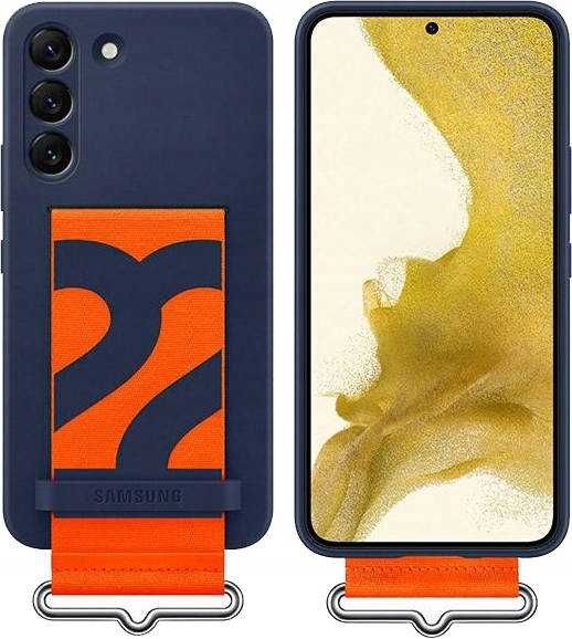 Etui Samsung Silicone Cover with Strap do Galaxy S22+ / S22 Plus
