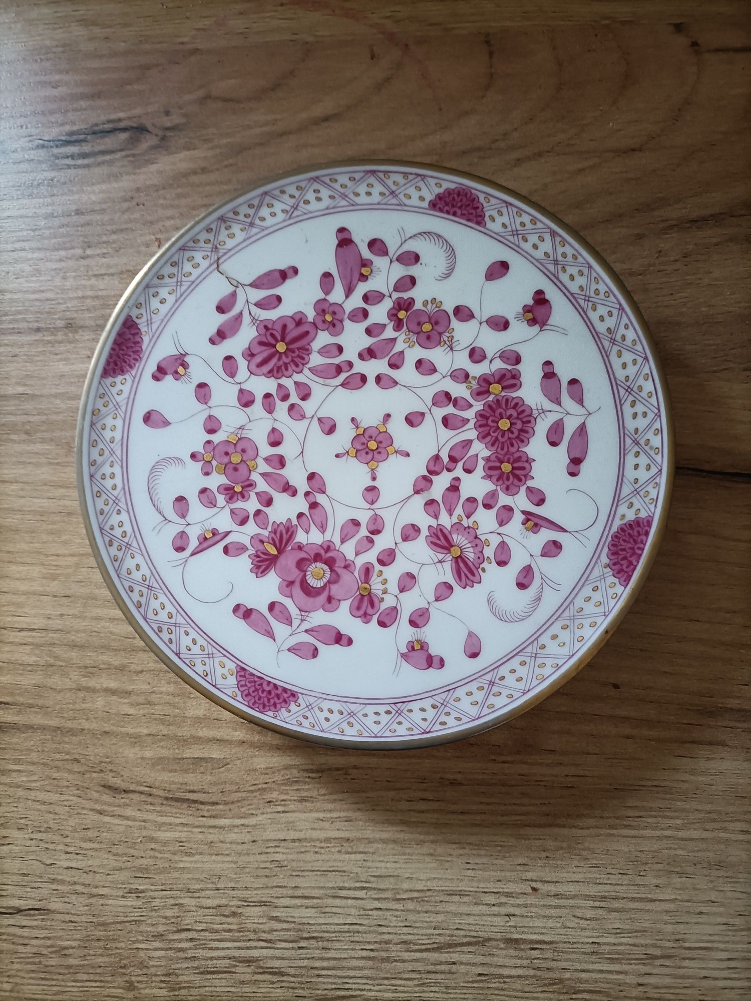 Miśnia porcelanowa podstawka na garnek