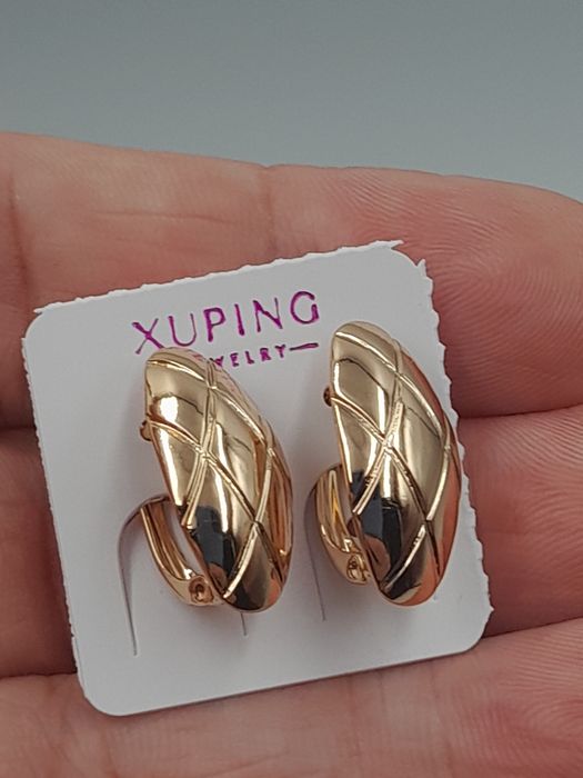Kolczyki pozłacane Xuping