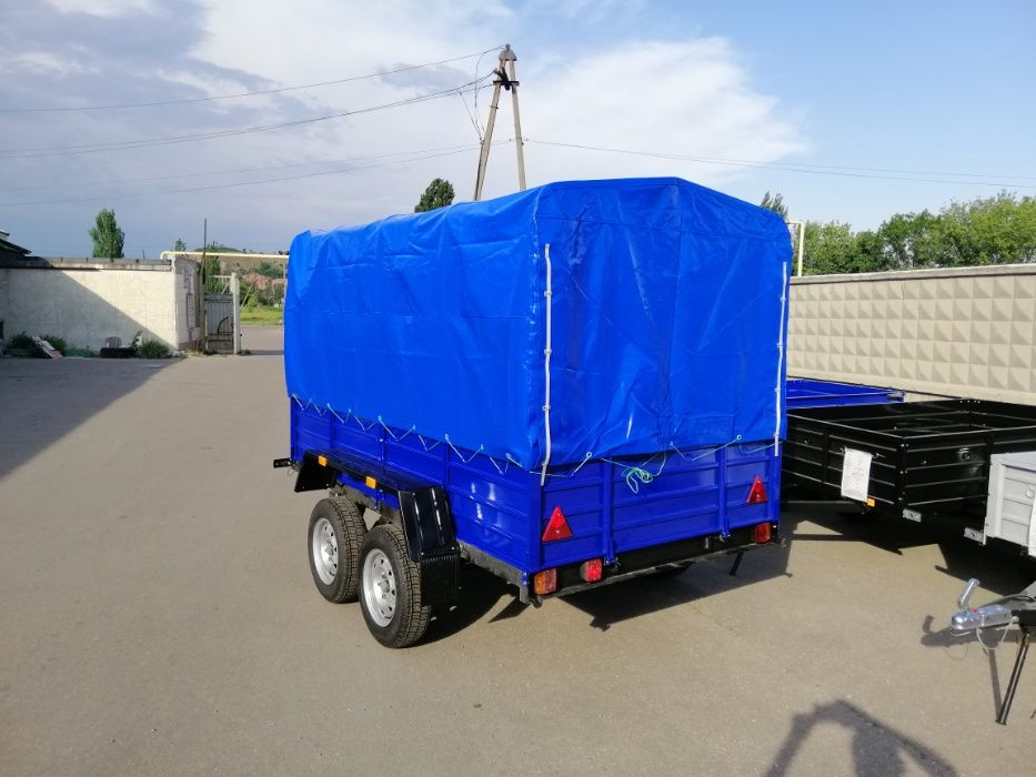 Причіп Двохосний Кремінь+Коріда-Тех. Розстрочка без%! Причеп легковий