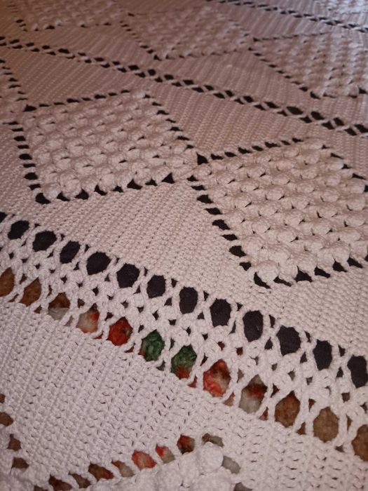 Colcha em croché linha fina