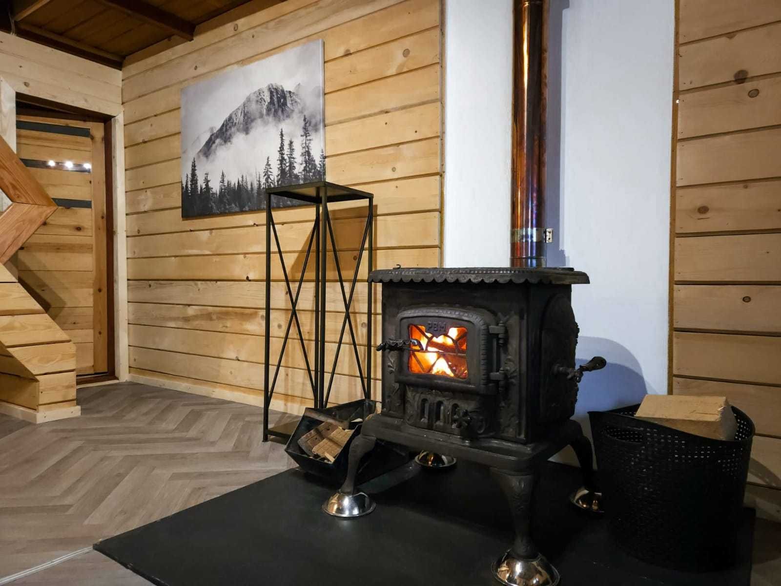 Domek z jacuzzi w górach na wyłączność z kominkiem wakacje noclegi