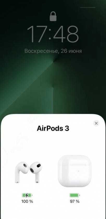 Навушники Бездротові Airpods 3 1в1 Lux +чохол