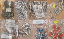 Wtyki rgb, bnc, rca, DC 2,1/5, rj zestaw 340 szt. Nowe