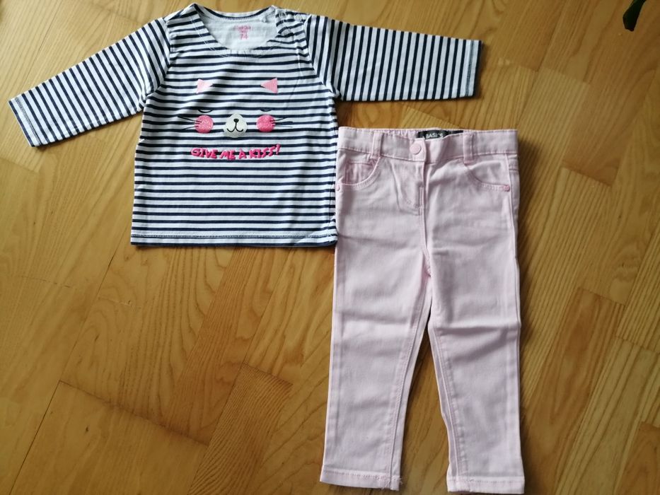 Ubranka dla dziewczynki r. 68-74