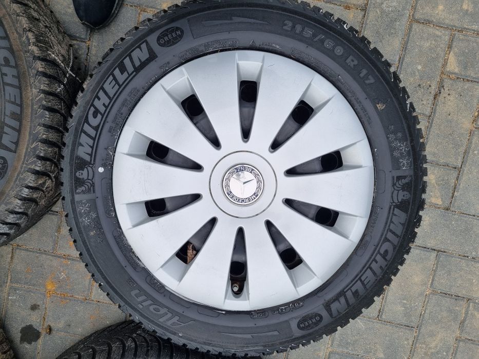 Kola zimowe Mercedes CLA 17 5x112 215/60/17 Michelin cena za 4szt