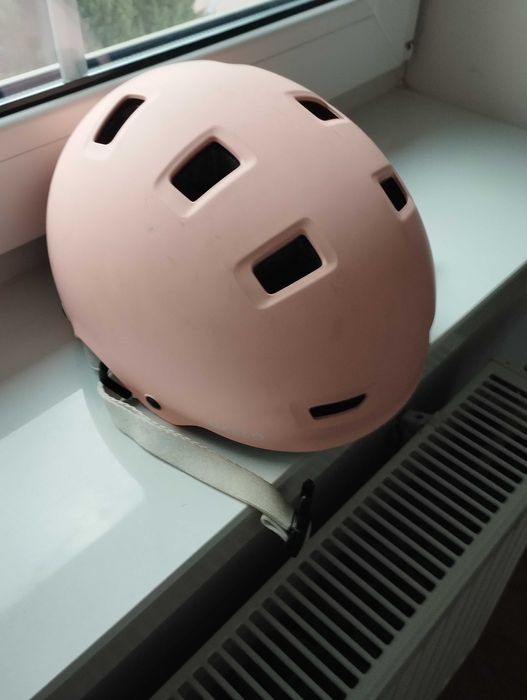 Kask rowerowy różowy