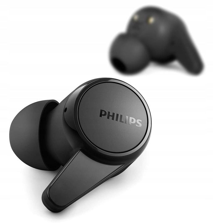 Słuchawki Bezprzewodowe Philips Dokanałowe Czarne Tat1207bk Wysoka Jak