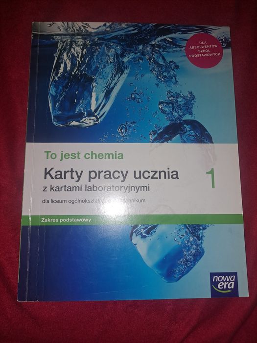 Karta pracy ucznia 1 to jest chemia