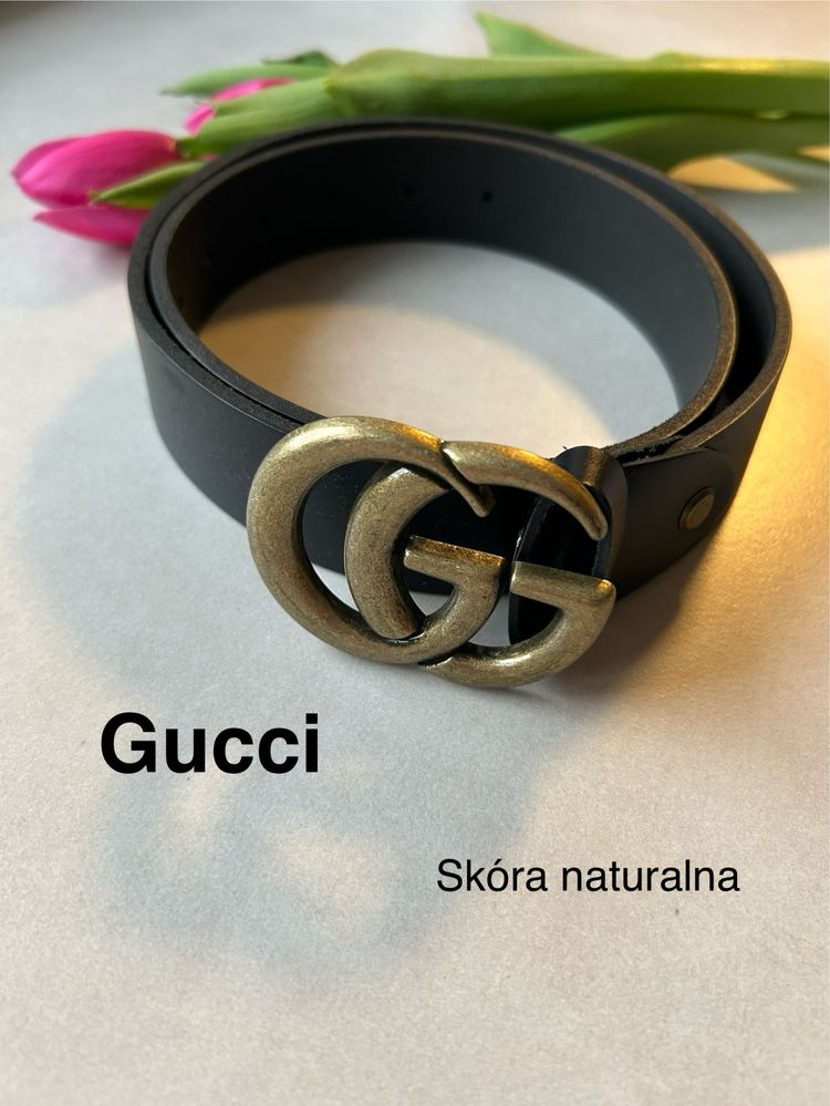 Skórzany pasek Gucci