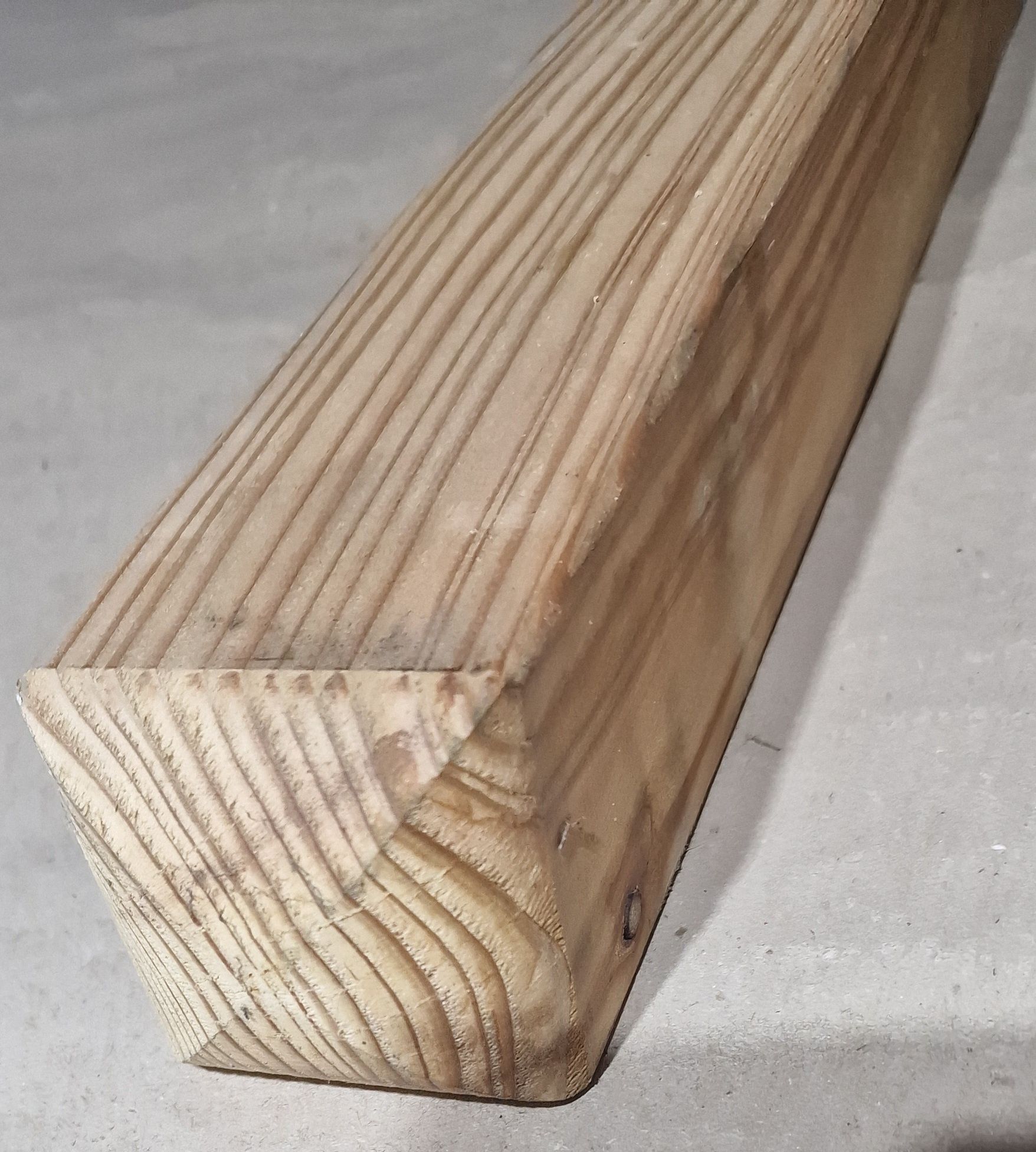 Słup pal drewniany 70x70x120 modrzew