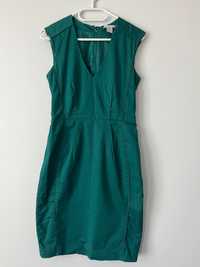 Sukienka zielona H&M rozmiar 34
