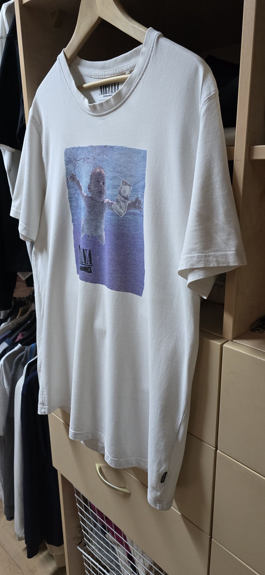 Kultowa koszulka zespołu Nirvana r. XL
