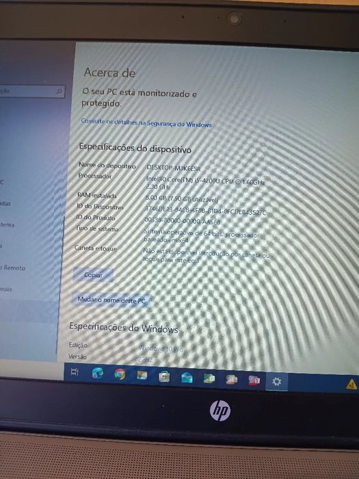 Portatil hp 15 polegadas