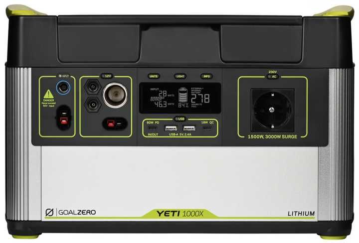 Зарядная станция Goal Zero Yeti 1000X - 3000 Вт, USA, Функция ИБП UPS