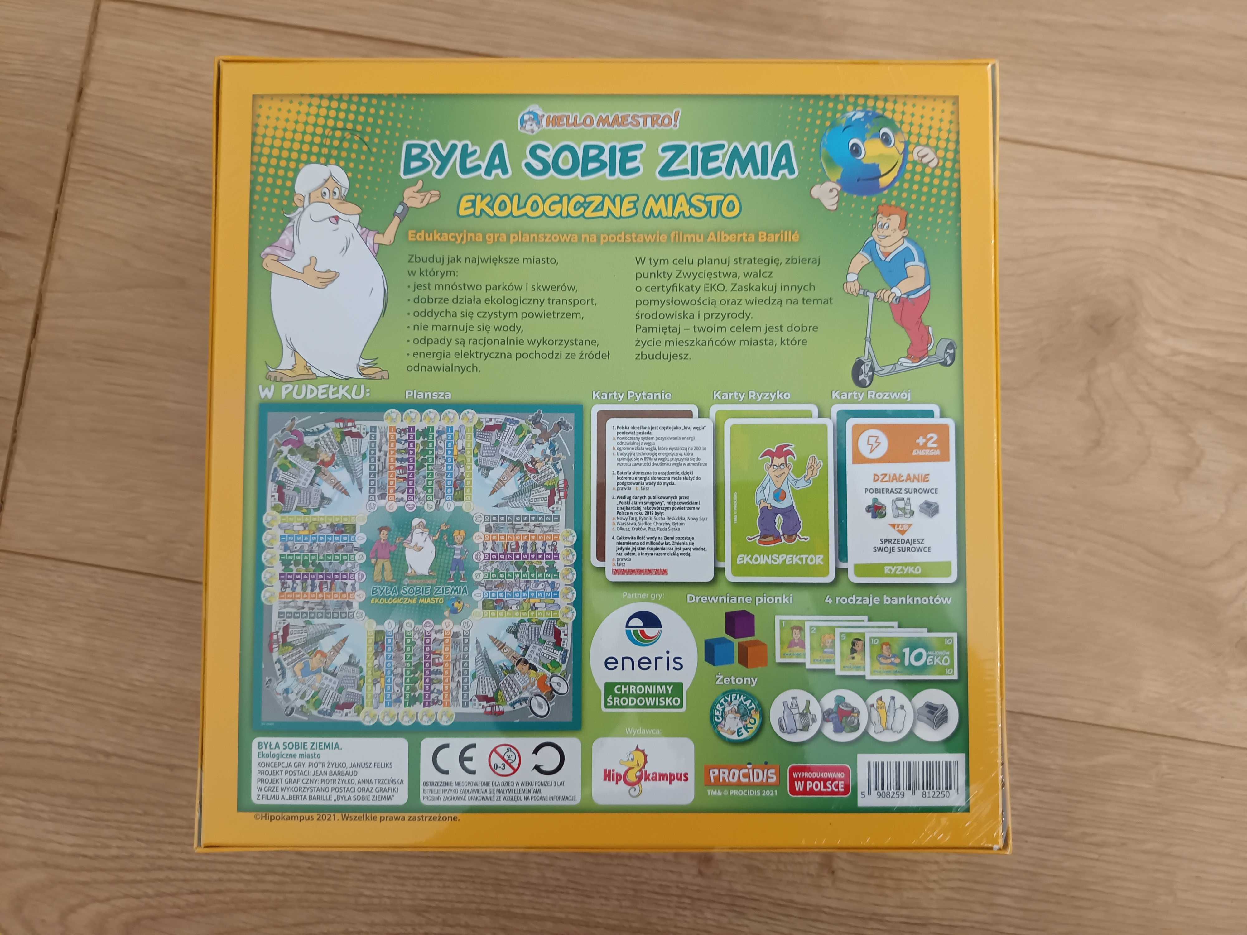 Gra planszowa BYŁA SOBIE ZIEMIA - Ekologiczne Miasto Hippocampus