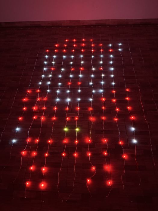 Умная гирлянда штора 3мх3м