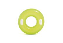Koło dmuchane do pływania neonowe  76 cm z uchwytami INTEX 59258