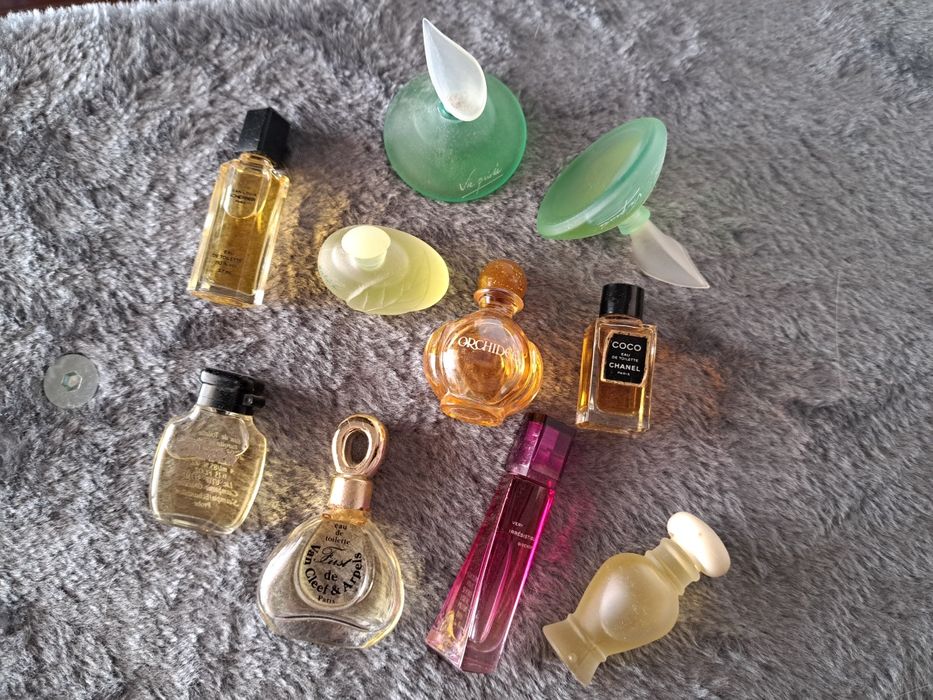 10 perfumes em minatura para coleccão