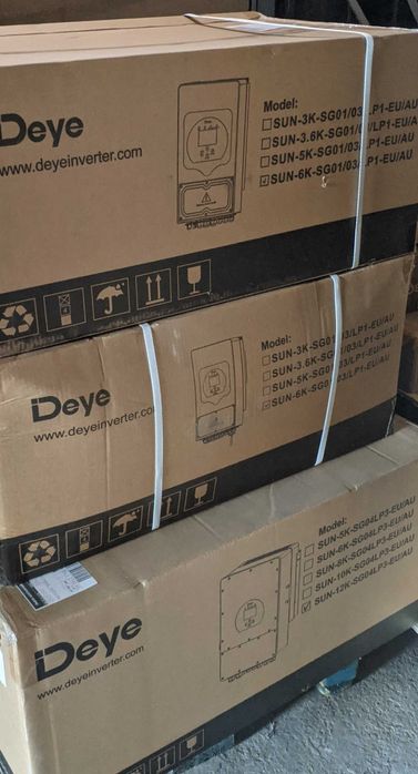 Інвертор Deye 6/12 kWh 1ф + АКБ