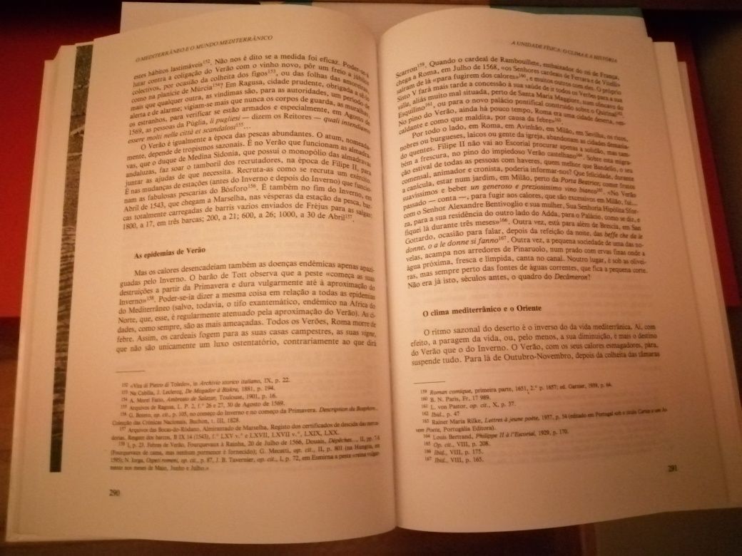 O mediterrâneo e o Mundo Mediterrânico vol. 1 de Fernand Braudel