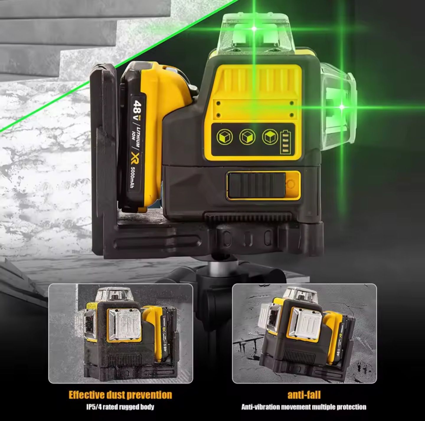 Nivel laser 3D 12 linhas