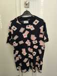 Stylowy bawełniany męski t-shirt Reserved we wzory z kartami